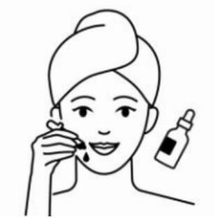 Step 2 – Apply Serum or Moisturizer if desired to prepare skin for L’ART Cosmetics Silicone Forehead and Under Eye Patches