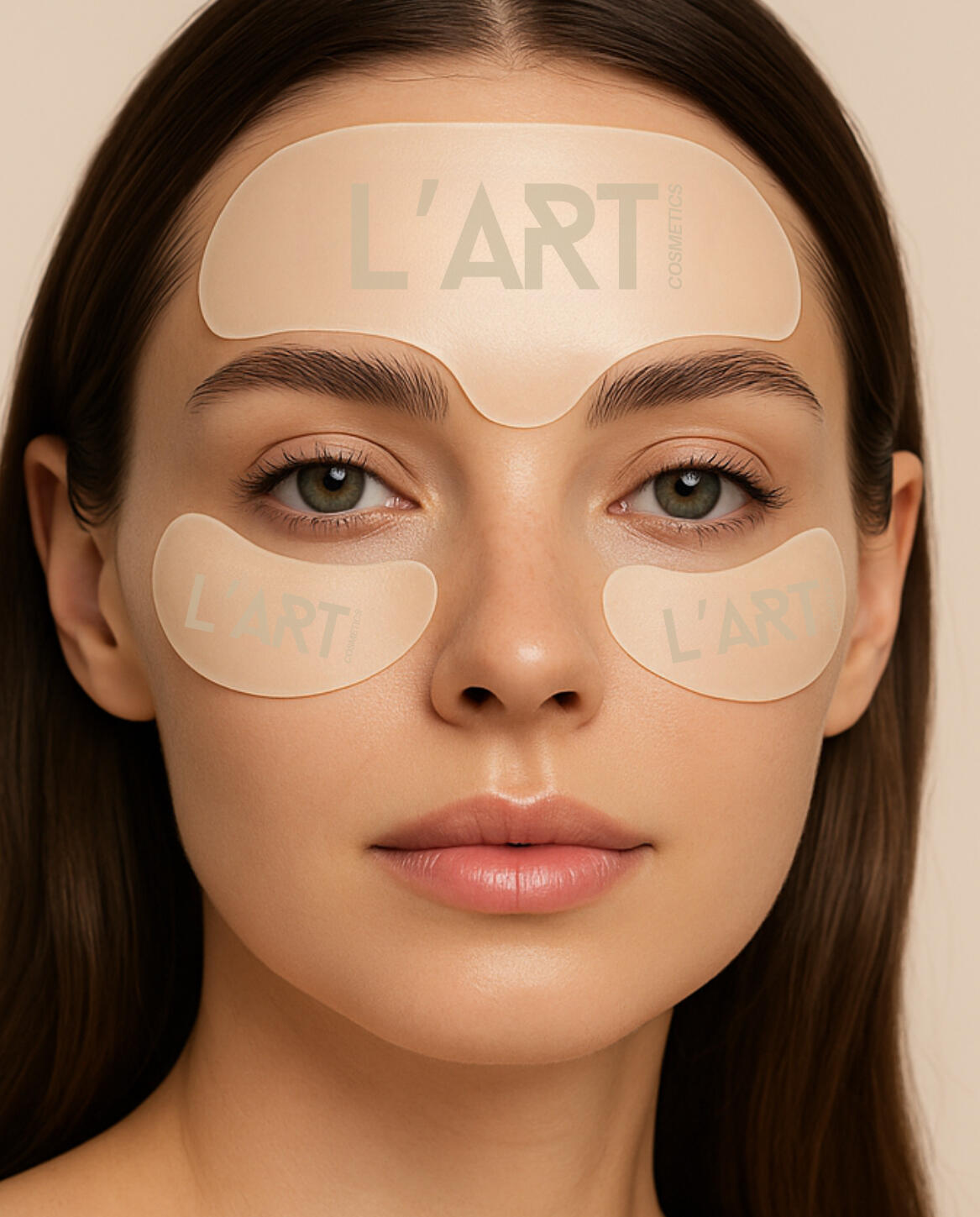 L'ART Cosmetics Silicone Forehead and Eye Patch Set Reusable Silicone Forehead and Eye Patches by L’ART Cosmetics – Wrinkle-Smoothing Skincare Patch